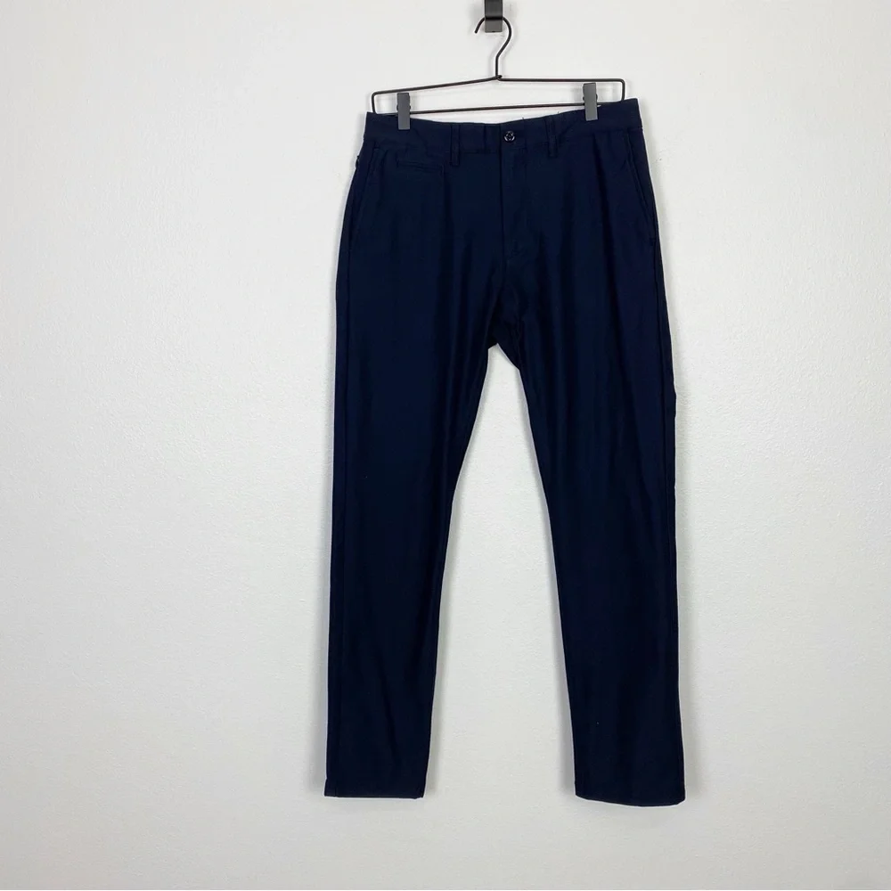 J. Crew 484 Slim-Fit Tech Pant Navy Blue